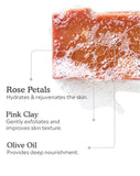 Kaolin Rose Clay Soap