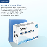 Derma+ Cure Kojic and Licorice Soap Bar | Coconut oil + licorice root oil | 125g | Pack of 2