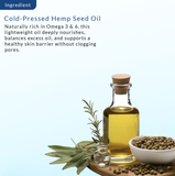 100% Natural Cold-Pressed Hempseed Oil