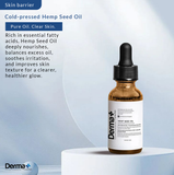 100% Natural Cold-Pressed Hempseed Oil