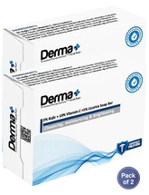 Derma+ Cure Kojic and Licorice Soap Bar | Coconut oil + licorice root oil | 125g | Pack of 2