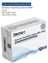 Summer Soothing Goats Milk Soap bar | Natural Handmade Bath Bar | Premium Skincare | Gentle Cleansing | 100 gm | Pack of 3