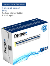 Kojic Acid Soap With Glutathione, Niacinamide, Lemon For Skin Brightening & Fade Dark Spots | Oily, Dry & Combination Skin | Men & Women | Natural Glow Bar | 125Gm | (Pack Of 1)