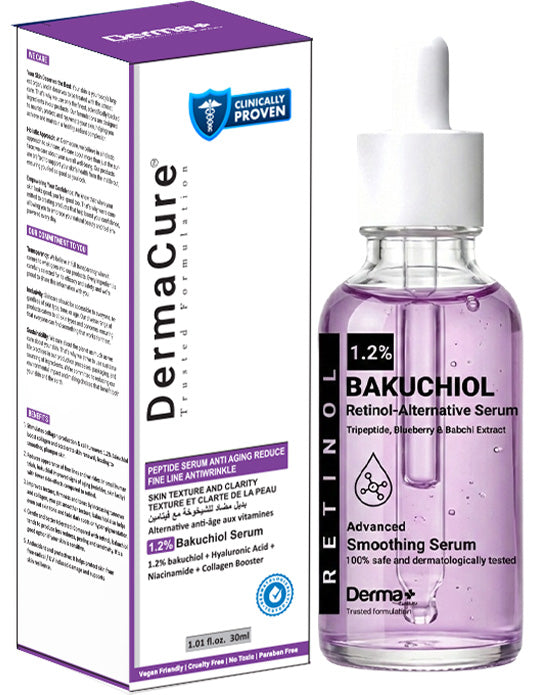 1.2% Bakuchiol Peptide Serum – Dermacure