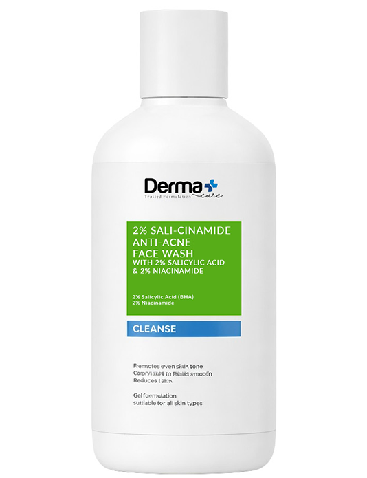 2% SALI-CINAMIDE ANTI-ACNE FACE WASH WITH 2% SALICYLIC ACID & 2% NIACINAMIDE