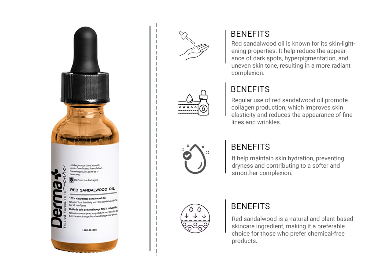 100% NATURAL RED SANDALWOOD OIL