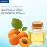 Apricot Kernel Oil | Natural, Cold-Pressed | Morocco Imported | Deep moisturization | Anti-aging | 30ml | UV Protected Packaging