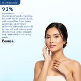 Derma+ Charcoal Detox Soap (2 Pack) – Deep Pore Cleansing Bar for Oil Control & Blackhead Reduction