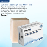 Summer Soothing Goats Milk Soap bar | Natural Handmade Bath Bar | Premium Skincare | Gentle Cleansing | 100 gm | Pack of 3