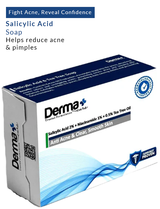Derma+ Salicylic Acid 2% Soap Anti-Acne Smooth Skin 125g Bar