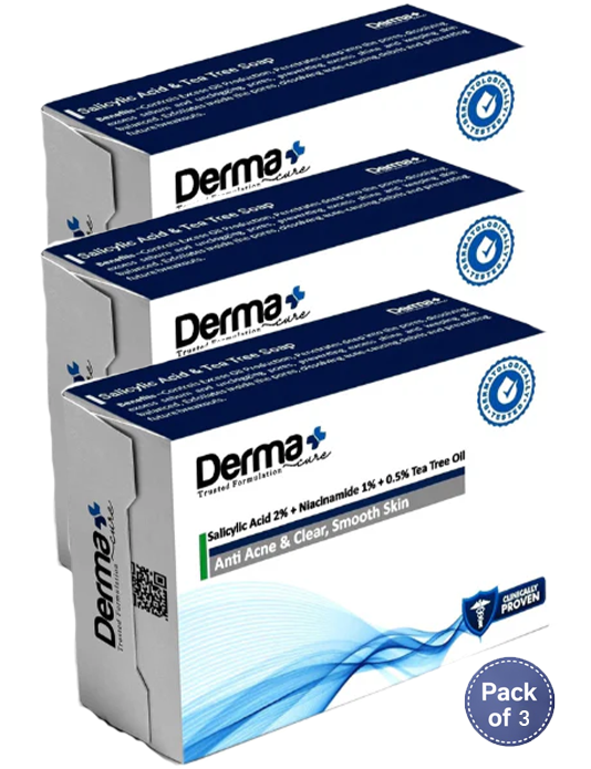 Derma+ Cure Kojic Acid & Turmeric Soap | Alpha Arbutin | Turmeric Extract | Deep Cleansing | Fades Hyperpigmentatio | fade dark spots | All skin types | (3x100gm)