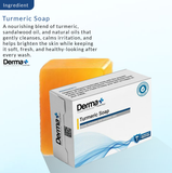 Derma+Cure Turmeric Collagen Soap Bar | Tan Removal | preventing wrinkling and sagging | fading dark spots and hyperpigmentation | Natural & clear acne | face & body soap | Combo | Pack of 2 |125gm